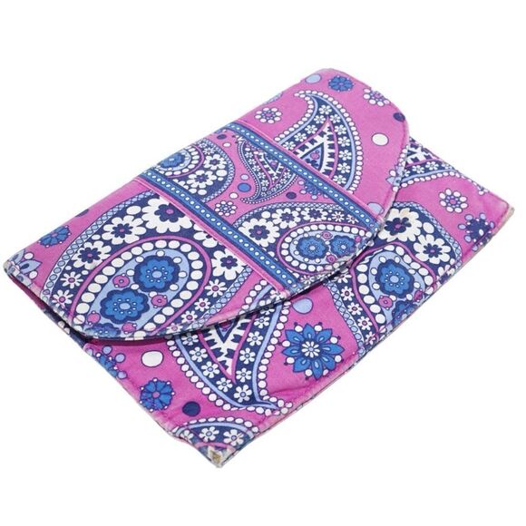 Vera Bradley BOGO FREE SALE Purple Boysenberry Envelope Style Clutch Wallet - Picture 2 of 10